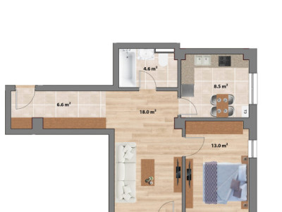 Apartament 2 camere tip 7