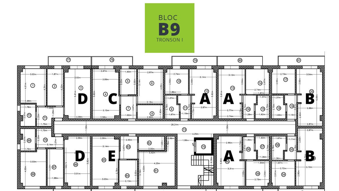 Apartament 2 camere tip C, bloc B9